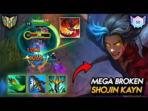 Wild Rift: SPEAR OF SHOJIN RED KAYN IS BREAKING THE GAME!! 😱😱 (ONE ABILITY = 2500 DMG!!)