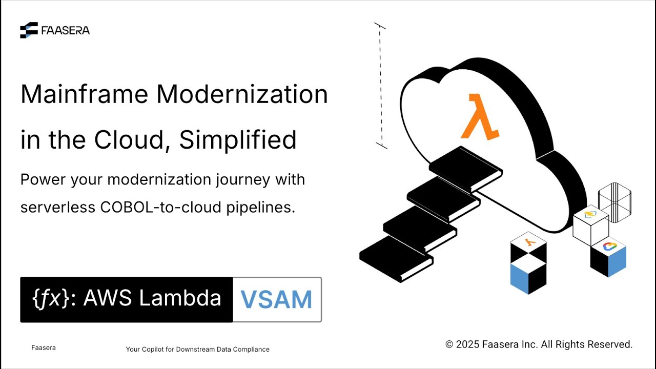 Serverless Mainframe Data Modernization with Faasera and AWS