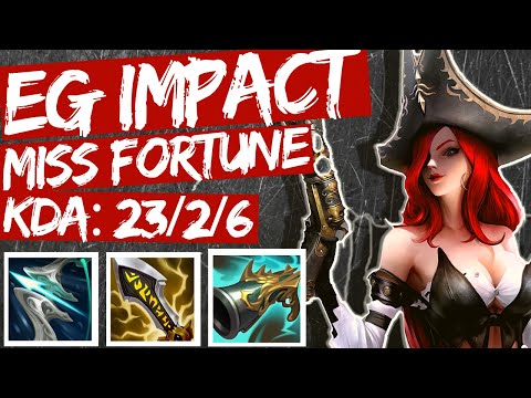 EG IMPACT - MISS FORTUNE s11 (KDA: 23/2/6) - FULL GAME REPLAY