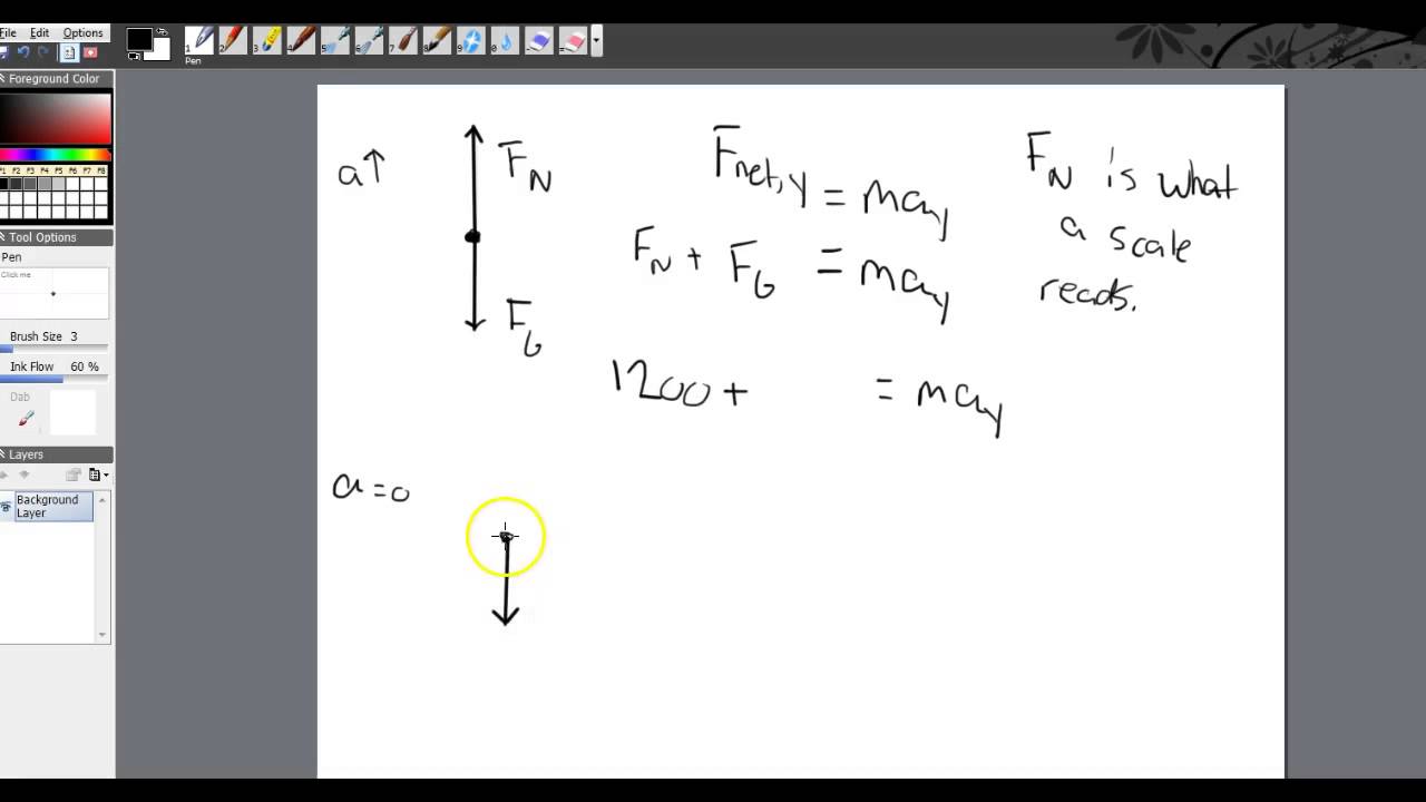 Newton's 2nd Law Worksheet #3: Problem 1 Solution