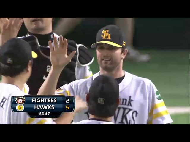 【CS Final】9回表 守護神が締めた!! ホークス・サファテ 3者凡退で試合終了!! 2014/10/18 H-F