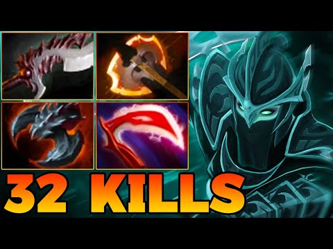 32 Kills Phantom Assassin ! Phantom Assassin Dota 2 Safelane Guide Gameplay 7.40 PA