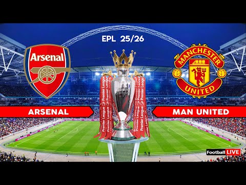 ARSENAL vs MANCHESTER UNITED - Premier League 25/26 | Full Match All Goals | Simulation PES