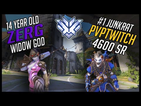 14 Year Old WIDOW GOD 'Zerg' & #1 JUNKRAT 'PvPTwitch'