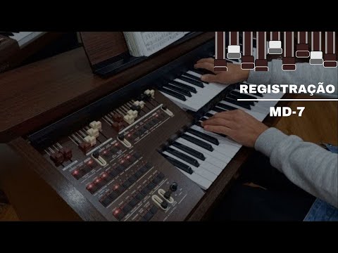 TOKAI MD-7 | Sound Registration Drawbar Antique Organ