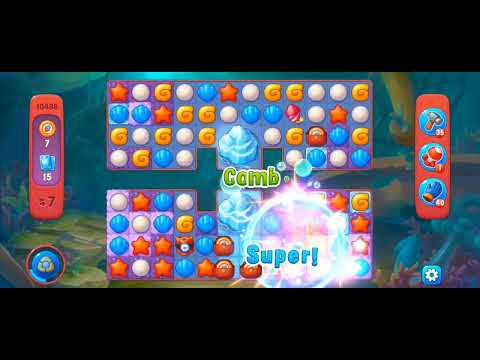 Fishdom Hard Level 10488 (with ingame lightning and firecracker boosters) @choraelmin