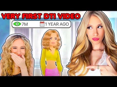 REACTING TO MY VERY FIRST DRESS TO IMPRESS VIDEO...