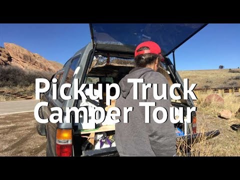 Toyota Pickup Truck Camper Tour