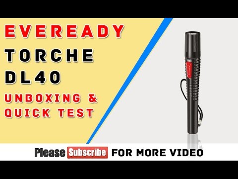 Eveready digi led dl40 torch unboxing & quick test