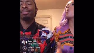 21 Savage and Cardi B Preview NEW SONG on Instagram Live (2019) | Tutweezy