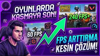 Windows'ta Kimsenin Bilmediği "Gizli" FPS Ayarları! 🔓2026 (Kesin Çözüm) | Türkçe
