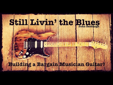 Bargain Musician DIY Guitar Kit - The Finished Guitar - It's a Stratocaster!!!!