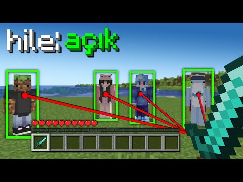 minecraft manhunt AMA hile ile TROLLEDİM!