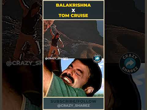Balakrishna x Tom Cruise. Who Wins The Ultimate Battle? 🤯 😂 #shorts #shortsfeed