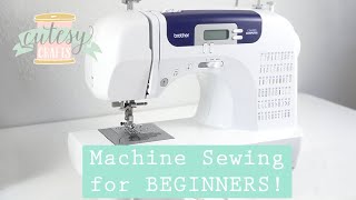 How to Use a Sewing Machine for BEGINNERS!