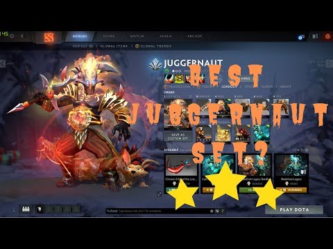 BEST DOTA 2 JUGGERNAUT SET WITH ARCANA