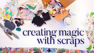 Make Gorgeous Art With Your Scraps - So Easy!