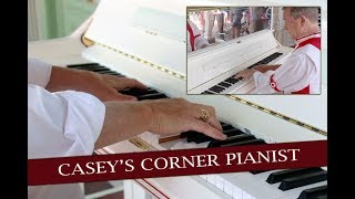 Casey&#39;s Corner Pianist &quot;Take Me Out To The Ball Game&quot; Magic Kingdom