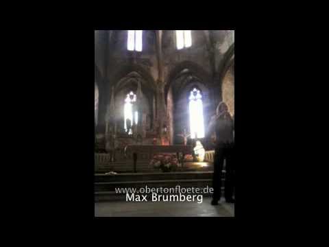 Satara/Alghoza flute played by Max Brumberg in the church of Mirepoix