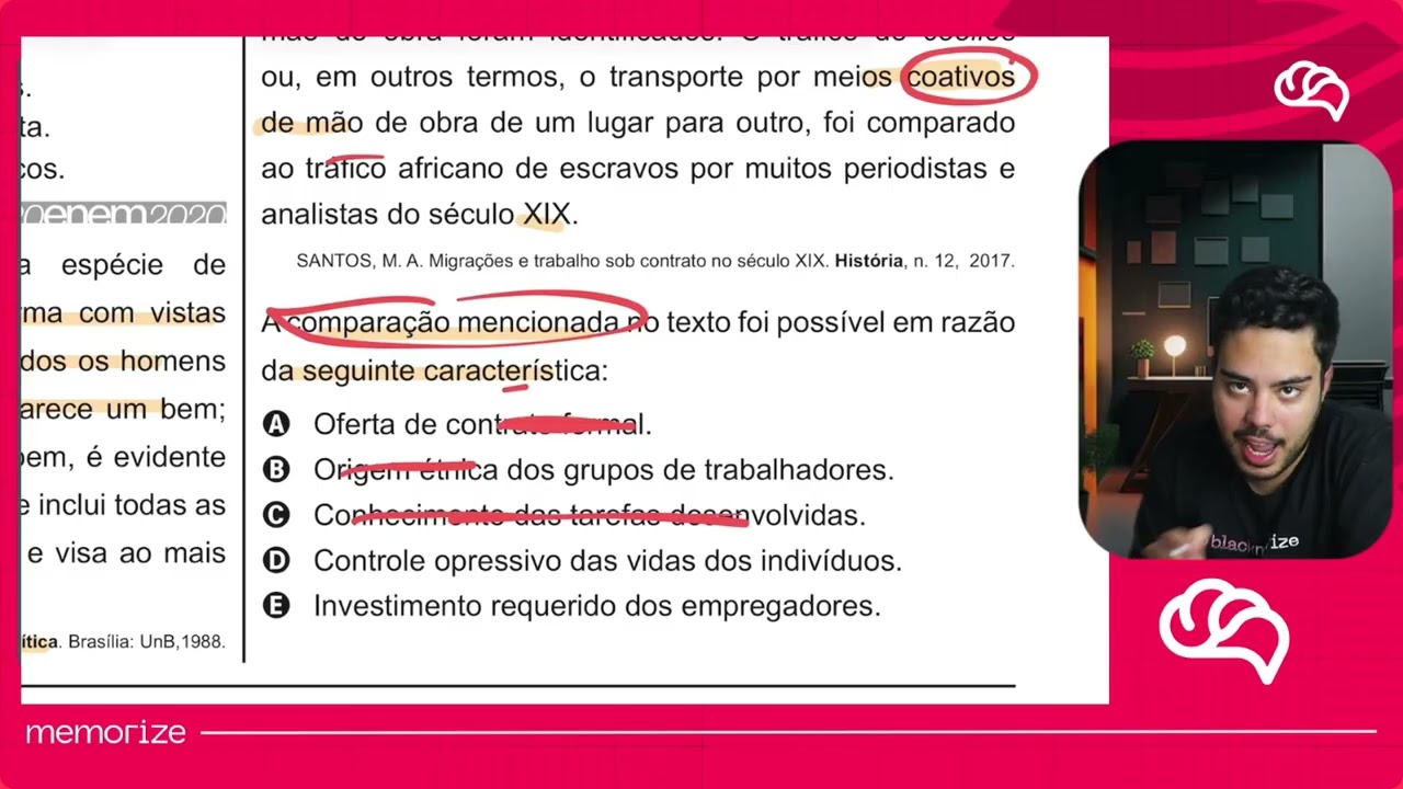 Resolução em Vídeo — Questão 79 ENEM 2020