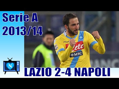 Lazio - Napoli 2-4, serie A 2013-14.