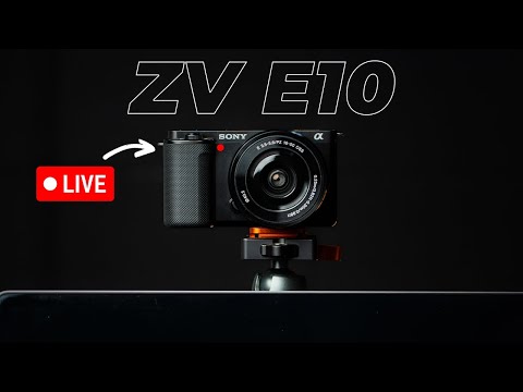 Sony ZV E10 Live Streaming Tutorial | Webcam Setup