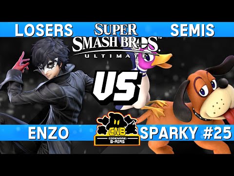 Smash Ultimate Tournament Losers Semis - Enzo (Joker) vs Sparky #25 (Duck Hunt) - CNB 207