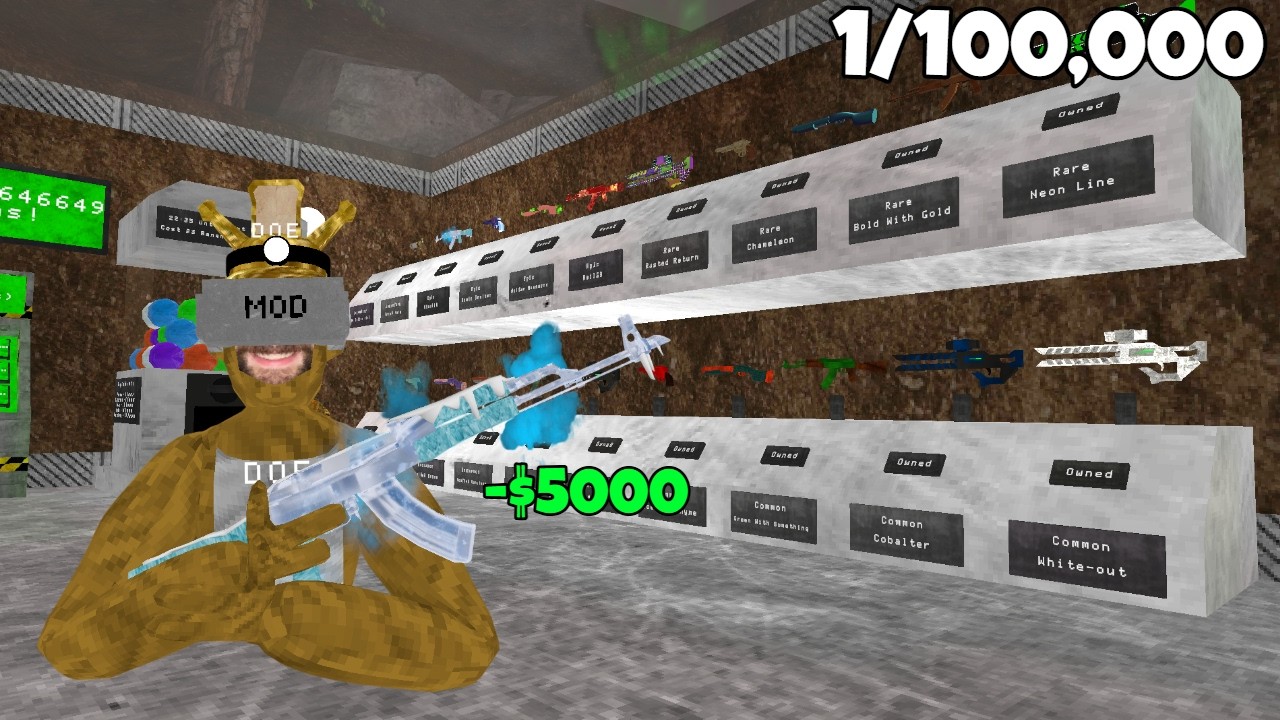 I Gambled For Gun Skins In Big Scary!!