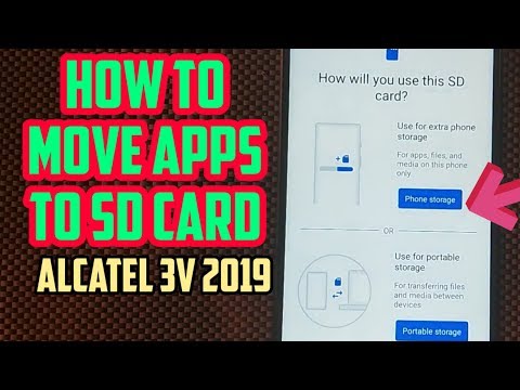 How to move apps to SD card on ALCATEL 3V 2019 | FOR METRO BY T-MOBILE