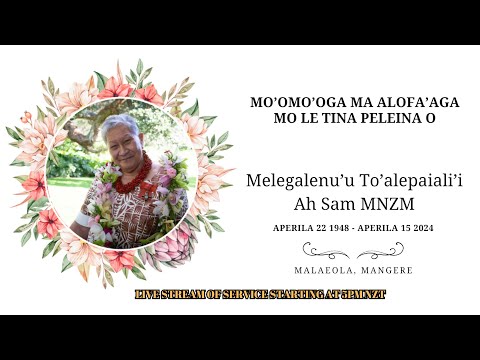 Melegalenu'u To'alepaiali'i Ah Sam MNZM