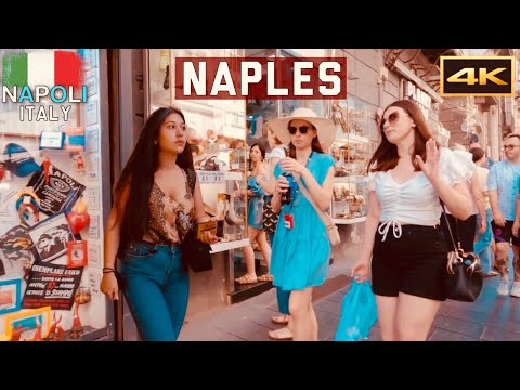 Naples, Italy Walking Tour (4k Ultra HD60fps) 🇮🇹 Napoli, Italia