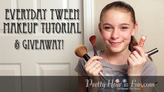 EVERYDAY TWEEN MAKEUP 💄 TUTORIAL!!!
