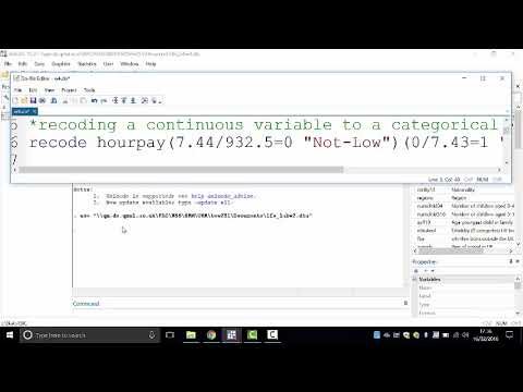 BUS005/135 Class 4: Chi-square Test in Stata