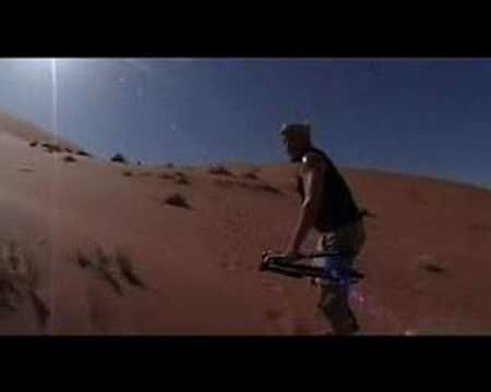 Madventures in desert in Namibia, Africa - A dune