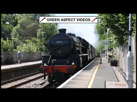 Summer Stanier - 45231 and the Steam Dreams Excursions around Hampshire - 14/07/22