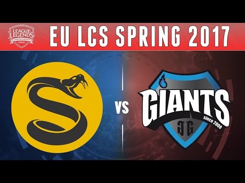 Splyce vs Giants - League Of Legends EU LCS 2017 Spring Game 1