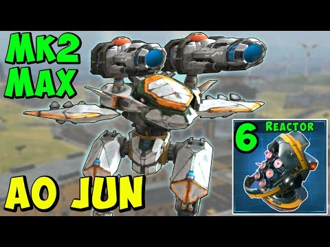 New AO JUN Flying Stealth Dragon Mk2 Maxed Gameplay War Robots WR