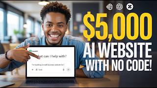 How to build a $5,000 smart local business website using A.I and No-code (ChatGPT, IdeoGram, Zarla)