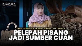 Inspiratif, Suminah Sulap Pelepah Pisang Jadi Kerajinan Tangan, Ada Sepatu, Tas hingga Topi