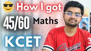 How in last 2 months I scored 45/60 in KCET Math | KCET 2026 Mathematics Tricks and Tips