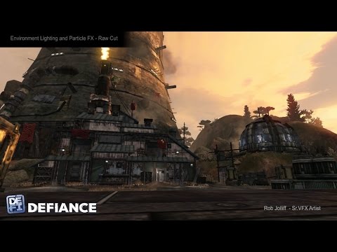 Defiance -  Environment Lighting FX -  Raw cut footage