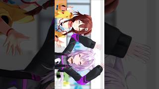 最初はキュン！【おかころ】【ホロライブMMD】#shorts #mmd #hololive #ホロライブ #戌神ころね #猫又おかゆ #vtuber