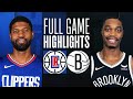 CLIPPERS at NETS | FULL GAME HIGHLIGHTS | November 8, 2023