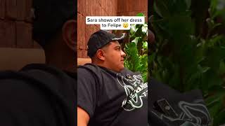 Sara Saffari shows her dress off to felipe