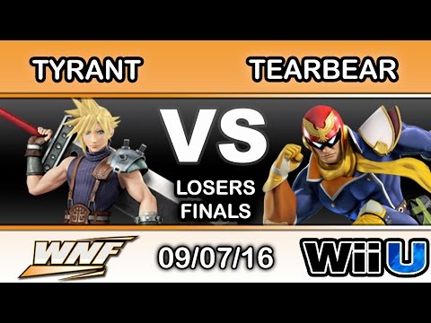 WNF 3.6 - NME | Tyrant (Cloud) Vs. Tearbear (Captain Falcon) Losers Finals - Smash Wii U