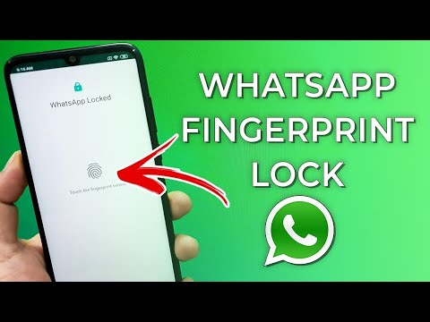 How to lock Whatsapp with fingerprint|New Method|Fingerprint Sensor