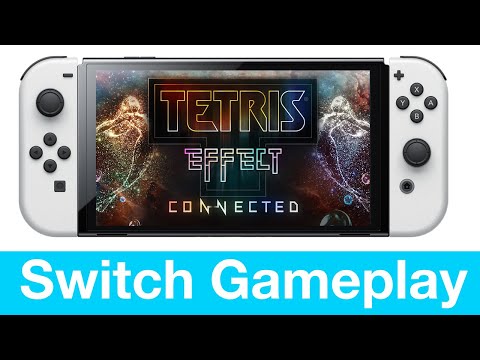 Tetris Effect Connected Nintendo Switch Gameplay