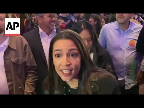 AOC reacts to Zohran Mamdani winning New York mayor race
