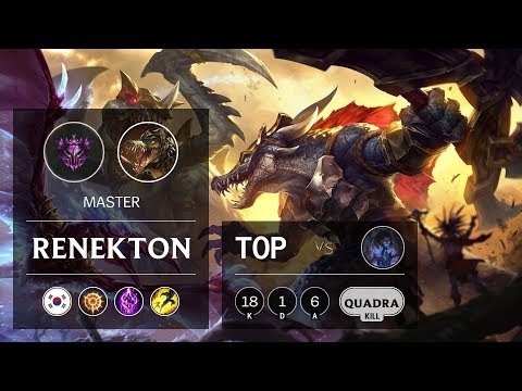 Renekton Top vs Sylas - KR Master Patch 9.19