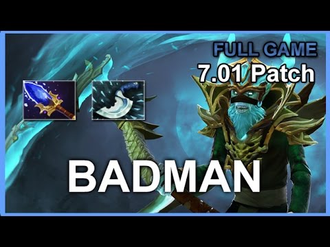 Badman Necrophos | Dagger + Aghanim's | 7.01 Full Game